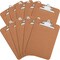 10-Pack Hardboard Clipboards – A4 Letter Size, Eco-Friendly Office Supplies